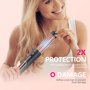 Plancha de Pelo con Pantalla LCD y Logotipo Personalizado, Plancha de Aire Frío para Peinar y Rizar - Product Image 5