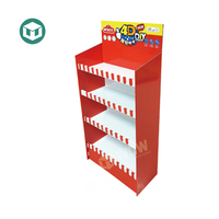 Nouveau présentoir de sol en carton pour papeterie, présentoir de papeterie, présentoir de stylos en carton