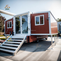 Maison préfabriquée modulaire portable TS 20FT avec service de conception intérieure 3D gratuit, style Granny Flat australien, fabriquée à partir de panneaux sandwich