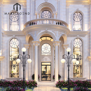 Cổ Điển Kiến Trúc Yếu Tố Đá Cột Đá Cẩm Thạch Tự Nhiên Đá Portico Cho Bán - Product Image 6