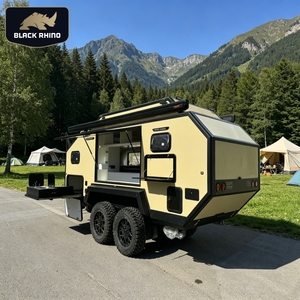Off Road Caravan Camper Trailer With Toilet Sleeps 6 Double Axle Insulated Body <strong>uk</strong> Market - Product Image 1