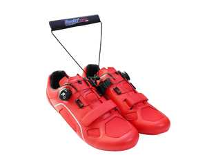 Zapatos de remo con suela de TPU duradera, diseño de hebilla giratoria Rocky, en color rojo, con logotipo personalizado OEM, ideales para entrenamiento de remo. - Product Image 1