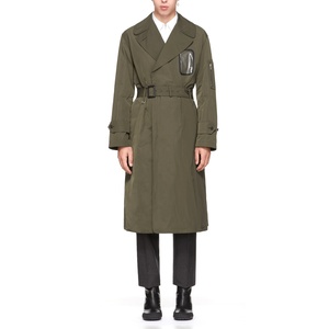 OEM ODM di alta qualità su misura <span class=keywords><strong>marrone</strong></span> lungo autunno inverno <span class=keywords><strong>Trench</strong></span> per gli uomini - Product Image 1