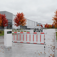 Barrière levante intelligente OEM personnalisée, bras de déclenchement automatique anti-écrasement, divers types de bras pour stations de péage et accès commercial