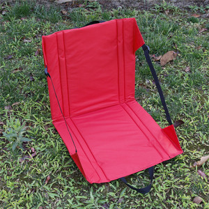 Coussin de siège pliable d'extérieur en tissu Oxford 600D, coussin de chaise de stade portable pour le camping, la plage et les voyages - Product Image 1