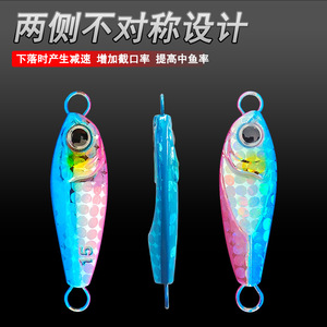 เหยื่อตกปลา Huashengda รุ่น 079 เหยื่อปลอมพลาสติกพร้อมขนนกสำหรับตกปลาในธรรมชาติ - Product Image 5