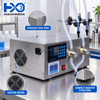 Machine de remplissage de liquides semi-automatique à double buse avec pompe magnétique, remplisseur de bouteilles de bureau pour eau, huile légère, parfum et boissons
