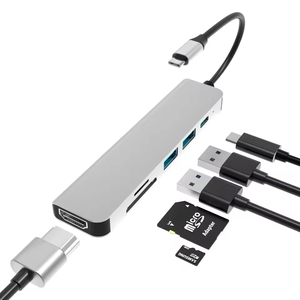 <span class=keywords><strong>Hub</strong></span> USB 3,0 tipo C a 4K HDM adaptador Thunderbolt 3 RJ45 USB C <span class=keywords><strong>Hub</strong></span> VGA TF ranura para lector SD para <span class=keywords><strong>MacBook</strong></span> Pro M3 <span class=keywords><strong>M2</strong></span> <span class=keywords><strong>Air</strong></span> 13 2022 2021 - Product Image 6