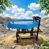 Table de secouage Gemini compacte pour l'exploitation minière, assemblage complet, concentrateur gravimétrique pour le traitement des minerais de tantale et d'étain