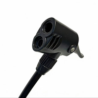 Pompe à air manuelle pliable pour vélo Jinta160PSI avec adaptateur de valve automatique multifonctionnel et aiguille à bille polyvalente