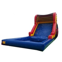 Orient Inflatables meilleure vente populaire super héros toboggan gonflable avec piscine pour enfants et adultes