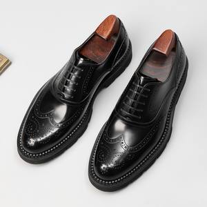 Nouvelle Collection 2025 – Bottines Chelsea en Cuir pour Homme – Style Rétro Britannique – Formelles et Décontractées – Chaudes et Confortables – Modèle Monopièce - Product Image 3