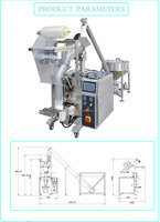 Machine d'emballage automatique de haute précision pour sachets à fermeture éclair horizontale, remplissage vertical et scellage arrière pour poudres