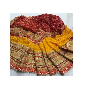 ผ้าชีฟองพิมพ์ลายสำหรับผู้หญิงผ้าชีฟองเนื้อนุ่มพิมพ์ลาย goti จากนักออกแบบที่มีคุณภาพส่งออก - Product Image 1