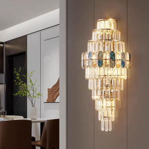 Đèn tường pha lê sang trọng cao cấp biệt thự sang trọng nền phòng khách Đèn Tường Phòng Ngủ mới đèn tường cạnh giường ngủ - Product Image 5