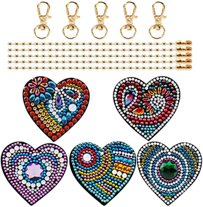 E-021 + bricolage diamant peinture dessin animé Notes de <span class=keywords><strong>musique</strong></span> résine sac porte-clés bijoux cadeau - Product Image 4