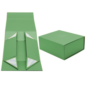 Luxury High-End <b>black</b> Rigid Paperboard Gift <b>Box</b> Customized Logo Embossed Folding <b>Box</b> with Magnetic Closure Lid Wholesale - Product Image 3