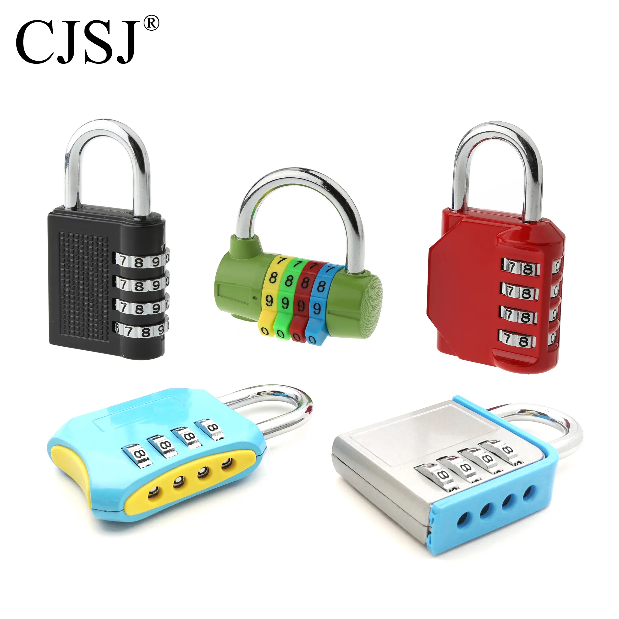 CH-605 Zinklegering Gate Locker Gebruik 4 Digit Persoonlijke Wachtwoord Resettable Gym Locker Lock