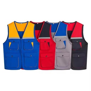 Precio de promoción Tiras reflectantes Trabajo de construcción Uniforme Traje Chaleco DE TRABAJO Ropa fresca Chalecos - Product Image 3