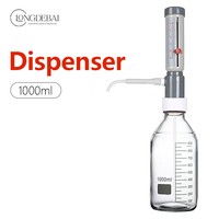 Distributeur de parfum Distributeur de liquide de laboratoire Mate Bottle Top Distributeur de bouteille d'huile entièrement autoclavable en verre et en plastique