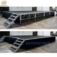 Plate-forme de podium de scène mobile extérieure en aluminium