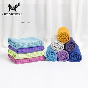 ผ้าเช็ดตัวเย็น Jiemeirui ขนาด 30x100 ซม. ผลิตจากไมโครไฟเบอร์ ช่วยลดอุณหภูมิร่างกาย เหมาะสำหรับออกกำลังกายที่ยิมและฟิตเนส - Product Image 4
