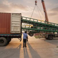 Rampe de chargement mobile pour conteneurs DCQY, rampe hydraulique, rampe mobile/plateforme de chargement