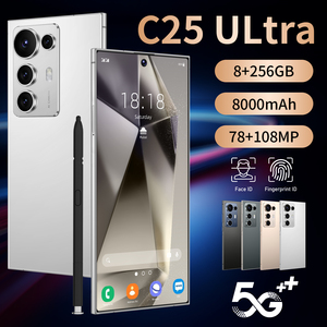 สมาร์ทโฟน Android C25 Ultra รุ่นดั้งเดิม 8GB+256GB 8000mAh 5G CDMA LTE รองรับซิมคู่ รุ่นปลดล็อค ระบบจดจำใบหน้า กล้อง 108MP S27ultra - Product Image 5
