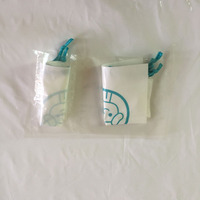 Emballage de produits médicaux recyclables personnalisés en PET/CPP laminé transparent, avec deux poches, scellé sur trois côtés
