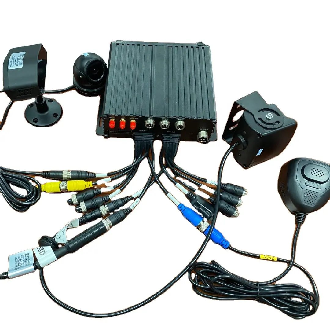 JY-X3/6 8 CH DVR with DSM Driver Fatigue Monitor 4G GPS Anti Sleep ADAS 4G Card Video for mining trucks