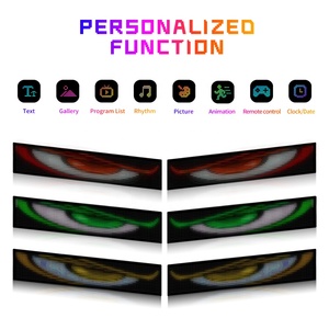 Lập trình dẫn đăng ký cho xe <span class=keywords><strong>LED</strong></span> ma trận Bảng điều chỉnh ứng dụng Bluetooth Linh Hoạt hiển thị tin nhắn ứng dụng cưỡi dấu hiệu <span class=keywords><strong>led</strong></span> tùy chỉnh bảng điều khiển xe - Product Image 2