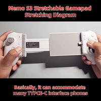Manette de Jeu Étirable S3 Interface Type-C Sans Fil pour Console Mobile