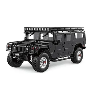 1/10 RC 4*4 U.S Civilian P415 Car Crawler Radio Sound Light Metal Rack Bumper Outdoor Toys for Boys Gift THZH1044