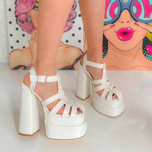 <span class=keywords><strong>Sandalias</strong></span> de tacón alto de 14 <span class=keywords><strong>Cm</strong></span> para mujer, zapatos sexys de cristal con cuña de <span class=keywords><strong>4</strong></span> <span class=keywords><strong>Cm</strong></span>, <span class=keywords><strong>sandalias</strong></span> de plataforma, calzado de Stripper transparente personalizado, venta al por mayor - Product Image 4