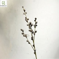 Groothandel Latex Kunstmatige Lange Eucalyptus Fruit Tak Stengels Ins-Achtige Echte Touch Decoratieve Plant Voor Bloemstukken