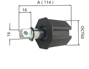 High Quality plastic end cap for roller shutters