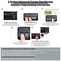 Télécommande universelle moderne pour portail 893Max compatible avec les ouvre-portes de garage 893LM 891LM 371LM 971LM 81LM avec garantie d'un an