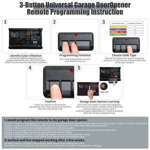 Télécommande universelle moderne pour portail 893Max compatible avec les ouvre-portes de garage 893LM 891LM 371LM 971LM 81LM avec garantie d'un an - Product Image 5