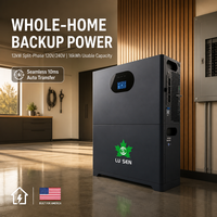 Système de batterie de secours domestique intégré en usine avec onduleur, BMS et EMS pour les distributeurs solaires et les EPC, certifié UL9540A UL1973 Amérique du Nord