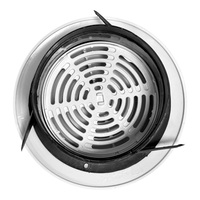 En stock, diffuseur d'air annulaire en ABS moulé par injection, sortie de ventilation ronde, diffuseur d'air blanc, diffuseur de ventilation de climatisation