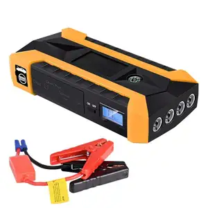 Arrancador de salto portátil para coche, 12 voltios, 12000 mAh, 4 USB, arranque automático