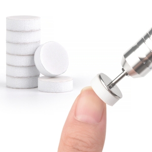 Disque de polissage pour ongles de 15 mm, disque en acier inoxydable, embout de perceuse, grain 180-2000 pour perceuse à ongles électrique - Product Image 1