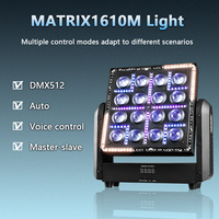 16X10W Faisceau 96pcs LED RGB Perles + COB Froid Strobe Matrix Light avec Wash Moving Head Effect Stage Light pour DJ Disco Party Club