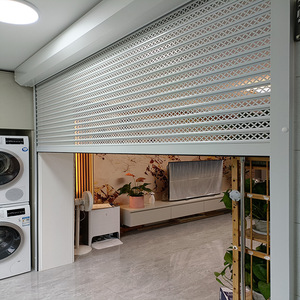 Biệt thự nhà phong cách Châu Âu dày vật liệu hợp kim Nhôm chống trộm an ninh rèm cửa ban công phân vùng cửa an ninh - Product Image 2