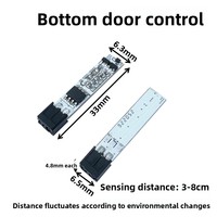 Interrupteur à capteur de mouvement pour éclairage de placard, éclairage de miroir de salle de bain, bandes lumineuses à commande par porte, garantie 3 ans (PC)