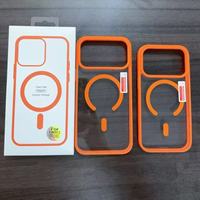 Coques de téléphone portable en TPU acrylique en gros pour iPhone 16 Promax, étui magnétique étanche pour iPhone 17/16/15/14 Plus Pro Max