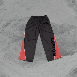 Secado rápido elasticidad apilado recto cortavientos peso pesado estilo Casual hombres personalizado holgado curvo lona bordado desgastado - Product Image 3