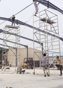 Kính thiên văn di động giàn giáo tự leo H khung giàn giáo nhôm tháp giàn giáo cho xây dựng - Product Image 6