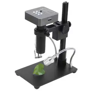 Imagen Real 48MP Cámara USB industria lupa Digital microscopio Cámara conjunto para joyería PCB CPU reparación