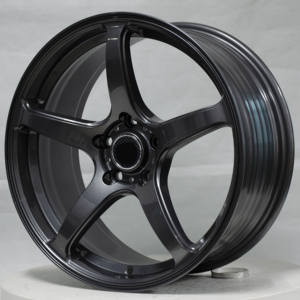 Cerchi Sportivi da 18 Pollici Nero Opaco, Cerchioni con Bordo 5x100-120, Aros 5 Hoyos per Auto ET 30-38 Jantes - Product Image 2
